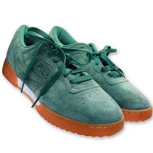 Fila Men's Green and Blue Trainers